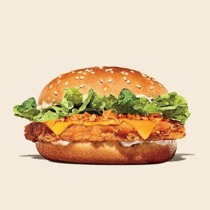 Burger King เบอร์เกอร์ไก่กร๊อบกรอบชีส (ลดจาก 129.-) [ใช้ได้ 7 วัน]