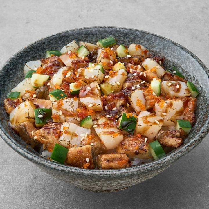 Kouen Sushi Bar ข้าวหน้าโฮตาเตะและปลาไหล (ลดจาก 179.-) [ใช้ได้ 7 วัน]