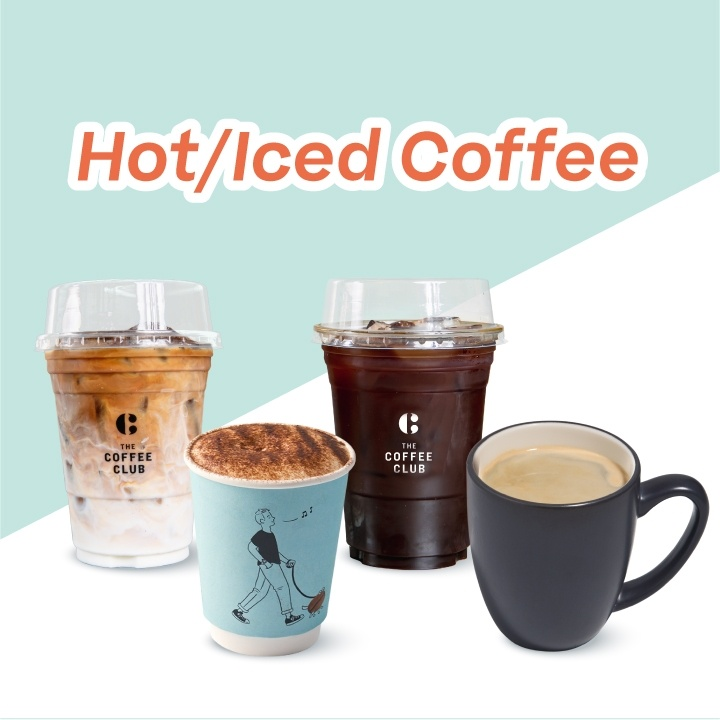 The Coffee Club Hot/Iced Coffee (ลดจาก 145.-) [ขาย 1 ต.ค. 68 - 31 ต.ค. 68]