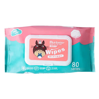 โปรโมชั่น : morfunzBaby Wipes80แผ่น ทิชชู่เปียกเด็ก กระดาษทิชชู่เปียก เช็ดชู่เปียก ทิชชู่เปียกหอม แผ่นทำความสะอาด Wet Wipe A126