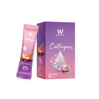 WINK WHITE W Collagen Plus วิงค์ไวท์ ดับเบิ้ลยู คอลลาเจนพลัส 1 กล่อง