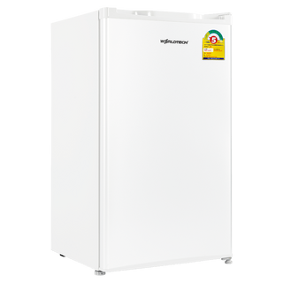 (ใช้โค้ดลดเหลือ2921) Worldtech ตู้เย็นเล็ก 3.3 คิว รุ่น WT-RF101 ตู้เย็นขนาดเล็ก ตู้เย็น 1 ประตู ความจุ 92 ลิตร ตู้แช่ ตู้เย็น ประหยัดไฟเบอร์ 5 (ผ่อนชำระ 0%) รับประกัน 3 ปี