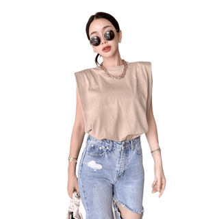 โปรโมชั่น : เสื้อเสริมบ่า รุ่น Basic เสื้อเสริมไหล่ตั้งแขนกุด