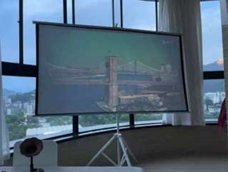reviewจอโปรเจคเตอร์ จอพับโปรเจคเตอร์ จอรับภาพ แบบตั้งพื้น 100 projector screen จอโปรเจคเตอร์ แบบติดผนั จอฉายโปรเจคเตอร์ comment 0