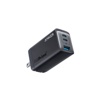 Anker 735 Charger (GaNPrime 65W) 3-Port หัวชาร์จ Super Fast Charge 2.0 45W ชาร์จเร็ว Samsung / iPhone / Labtop - AK324