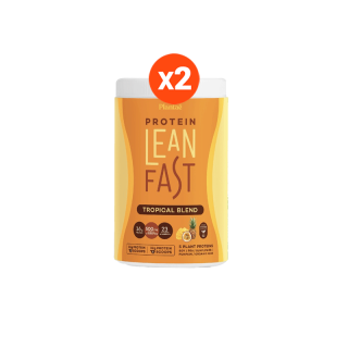 [โค้ดคู่ลดเพิ่ม 200.-] No.1 Plantae Protein Lean Fast รส Tropical Blend 2 กระปุก : Plant Protein L-carnitine โปรตีนพืช