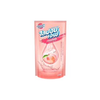 Lipon F ผลิตภัณฑ์ ล้างจาน ไลปอนเอฟ เจแปนนีส กลิ่นพีช Japanese Peach ชนิดถุงเติม 500 ml น้ำยาล้างจาน
