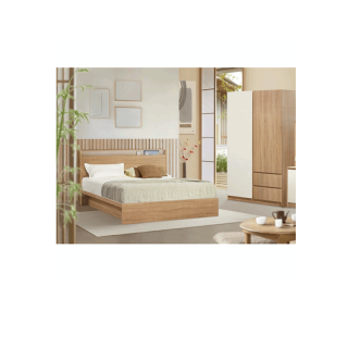 [กทม. 3-5 วัน ส่ง] SB Design Square ชุดห้องนอน LOOMS ขนาด 5 ฟุต รุ่น Kyoto สีไม้อ่อน