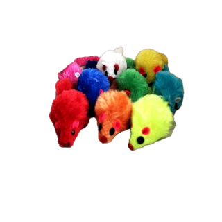 โปรโมชั่น Flash Sale : หนูปลอม ของเล่นแมว สีสันสดใส เลือกสีได้เอง ของเล่นแมวราคาส่ง