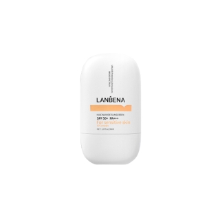 LANBENA Nicotinamide Sunscreen SPF 50+ PA+++ นิโคตินาไมด์ ซันสกรีน ครีมกันแดดหน้าสูตรอ่อนโยน 30 มล