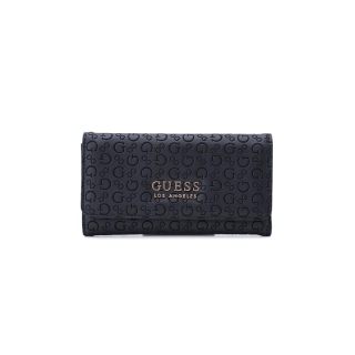 GUESS กระเป๋า รุ่น SG809951 RADWAN SLG SLIM CLUTCH สีดำ กระเป๋า กระเป๋าสตางค์