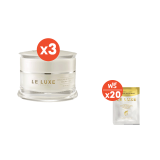 LELUXEFRANCE - Absolute Revitalizing Natural Skin 30ml x3กระปุก + ฟรีแบบซอง 20ซอง