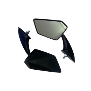[X8ZWZ5 ลด15%] กระจกติดชิวหน้า PCX Nmax ยี่ห้อHMA ทรงนินจา ninja กระจกติดหน้ากาก ชิว ย่อ ทรง นินจา