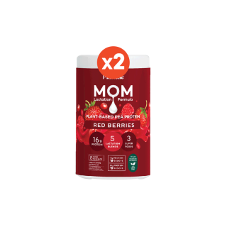 [ลดเพิ่ม 130.-"HWPT22"] No.1 Plantae MOM Pea Protein รส Red Berries 2 กระปุก : FOR MOM Plant based PEA Protein สำหรับแม่