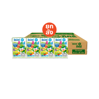 Dutch Mill ดัชมิลล์คิดส์ นมเปรี้ยวยูเอชที รสผลไม้รวม 90 มล. x 48 กล่อง