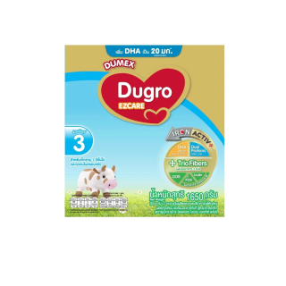 [DMFB01R ลด 120] [นมผง] Dumex(ดูเม็กซ์) Durgo อีแซดแคร์ ไอรอน แอคทีฟ พลัส สูตร 3 1650 กรัม นมผงดัดแปลงสูตรต่อเนื่องสำหรับทารกและเด็กเล็ก