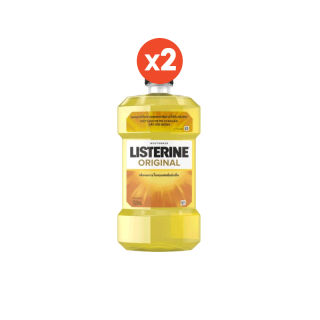 [แพ็คคู่] ลิสเตอรีน น้ำยาบ้วนปาก ออริจินัล 750 มล. x 2 Listerine Original 750 ml. x 2