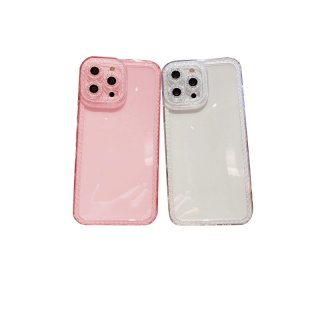 เคสกากเพชรสำหรับ Compatible for iPhone 11 13/7 8 Plus//13 12 11 Pro Max /11 12 13 Pro/X XS Max SE ป้องกันฝาครอบกล้อง