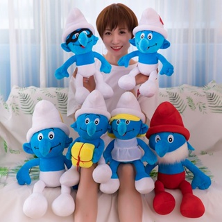 หมอนตุ๊กตานุ่ม รูปการ์ตูน Smurf Ragdoll เหมาะกับของขวัญ ของเล่นสําหรับเด็ก