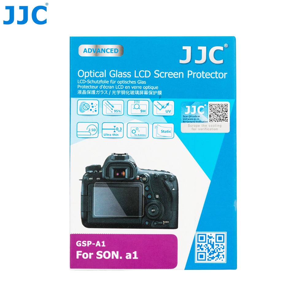 JJC ฟิล์มกระจก ป้องกันหน้าจอ Sony A1 ZV1M2 ZV-1II ZV-E10 ZV-1F FX30 FX3 ZVE10 ZV1F Camera LCD Film