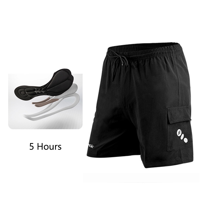 Santic กางเกงขาสั้น ทรงหลวม ระบายอากาศ แห้งเร็ว 3D สําหรับผู้ชาย WC05003