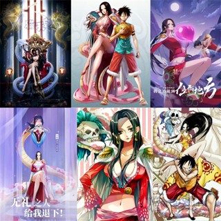ของเล่นจิ๊กซอว์ไม้ รูปการ์ตูนอนิเมะ One Piece Luffy Empress 300 ชิ้น 500 ชิ้น 1,000 ชิ้น