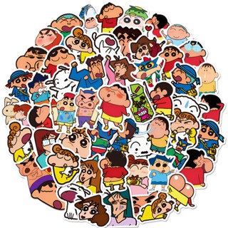 60 ชิ้น / ชุด ❉ สติกเกอร์ Q Crayon Shin-chan Series 01 สําหรับติดตกแต่ง ❉ สติกเกอร์แฟชั่น กันน้ํา DIY Doodle