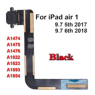 สายเคเบิลชาร์จ แบบแบน สําหรับ ipad Air 1 ipad 9.7 5th 2017 2018 A1822 A1823 A1954 A1893 A1474 A1475 A1476