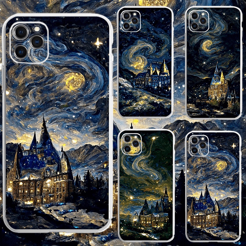 ✿▩Hogwarts Star เคสโทรศัพท์ iPhone14pro Apple 13 Harry Potter Xsmax11XR Art Vivo