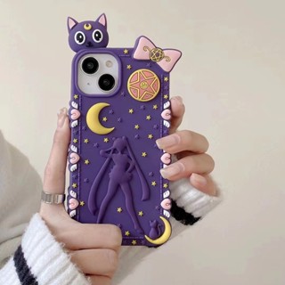 ใหม่ เคสโทรศัพท์มือถือ ซิลิโคนนิ่ม ลายการ์ตูนลูกสุนัข แมว Luna รวมทุกอย่าง สําหรับ iPhone14 13 11 12 Pro MAX