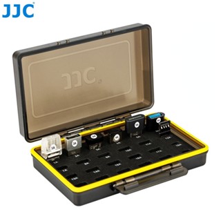 JJC BC-3UFD24 ความจุขนาดใหญ่มินิ USB แฟลชไดรฟ์กล่องเก็บ 24 ช่องใส่ไดรฟ์ USB แนวตั้งกล่องป้องกัน