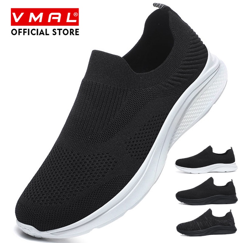 VMAL รองเท้าตาข่ายฤดูร้อนสำหรับผู้ชายรองเท้าผ้าใบน้ำหนักเบารองเท้าลำลองระบายอากาศได้