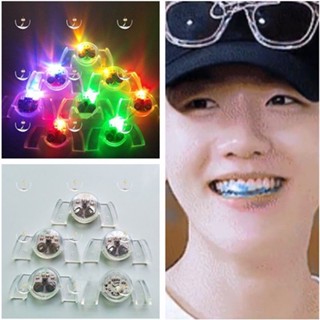 พร้อมส่ง ตัวป้องกันปาก มีไฟกระพริบ led สไตล์ฮิปฮอป