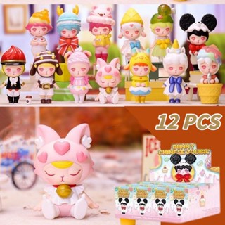 【ของแท้】ชุดของเล่นตุ๊กตาฟิกเกอร์ Pvc อนิเมะ มังงะ POPMART BUNNY Twelve Zodiac Series ของขวัญ สําหรับเก็บสะสม