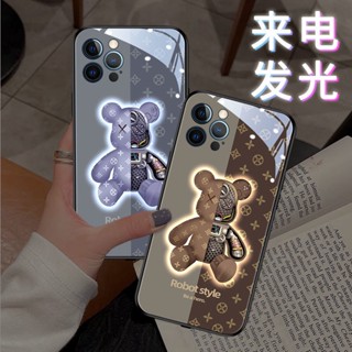 เคสโทรศัพท์มือถือ ลายการ์ตูนอนิเมะ มีไฟ LED เรืองแสง สําหรับ iPhone 14ProMax 14 14Pro 14Plus 12 11pro 2023