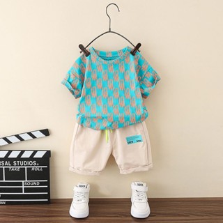 Boys Suit Summer 2023 Boys Small Childrens Clothes Baby Childrens Summer Clothes