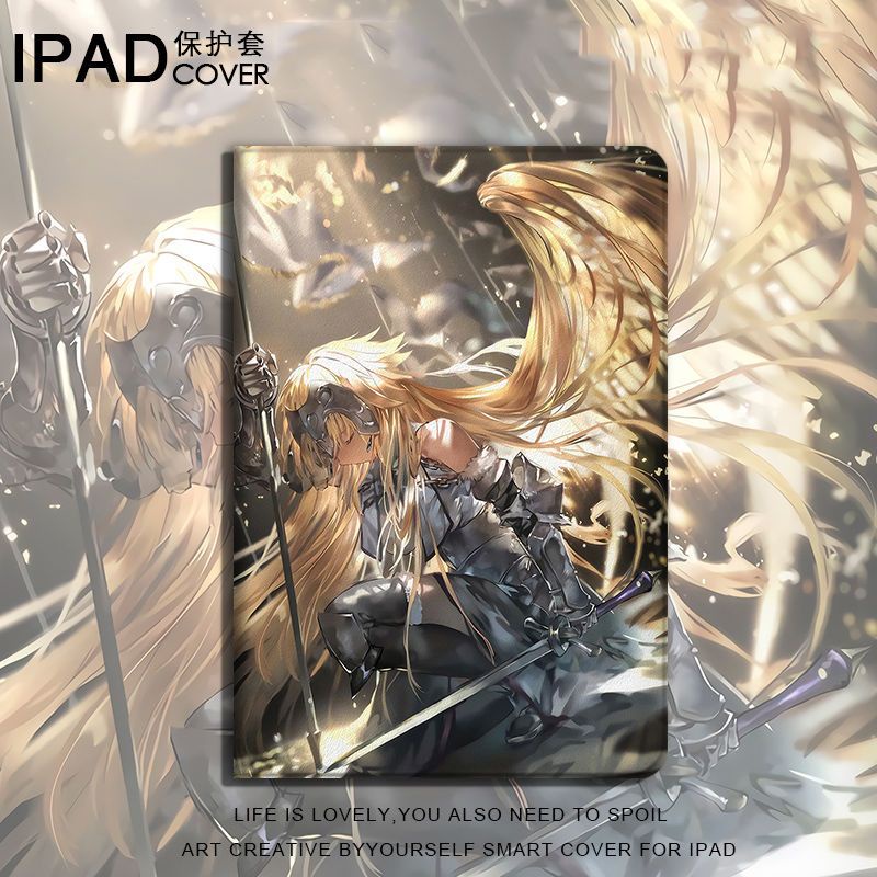 Joan of Arc เคสไอแพด mini 4/5/6 air 4 5 เคส iPad 10.2 gen 7 8 9 gen10 case ipad pro 11 2022 pen slot tri-fold cover