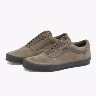 Vans Vault OG Era LX X Wtaps co-branded 22AW รองเท้าหนังกลับ ข้อสั้น สไตล์เรโทร -2188