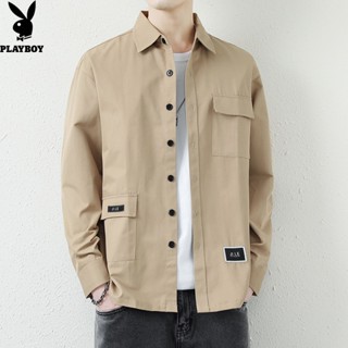 Playboy Jacket shirt new casual fashion versatile loose coat