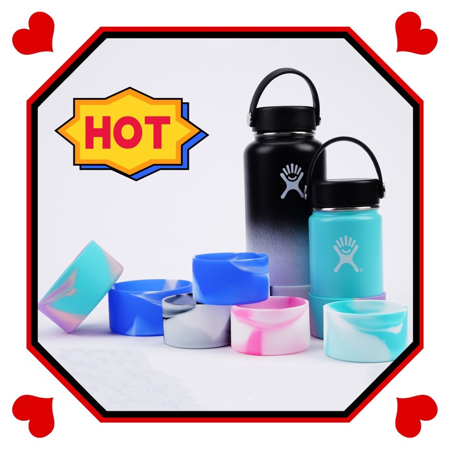 รองเท้าบูทซิลิโคน สําหรับขวดน้ํา Aquaflask Hydroflask Kleen Kanten Kool Hydrofresh 12oz 18oz 22oz 24