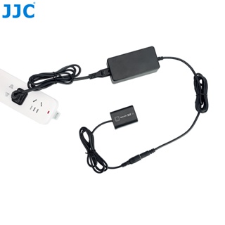 JJC DCD-NPFW50CN แบตเตอรี่อโนล็อก NP-FW50 กล้องแบตเตอรี่ปลอม AC Adapter และ DC Coupler Kit สำหรับ Sony ZV-E10 a6100 a6500 a6400 a6300 a6000 a5100 a5000 a3500 a3000 a7S a7R a7 II A7M2 A7R2 A7S2 NEX-7 NEX-6 NEX-5 NEX-5N, NEX- 5R NEX-5T NEX-C3 NEX-F3 NEX-3