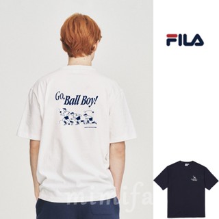 [FILA Korea] เสื้อยืด แขนสั้น สําหรับเด็กผู้ชาย