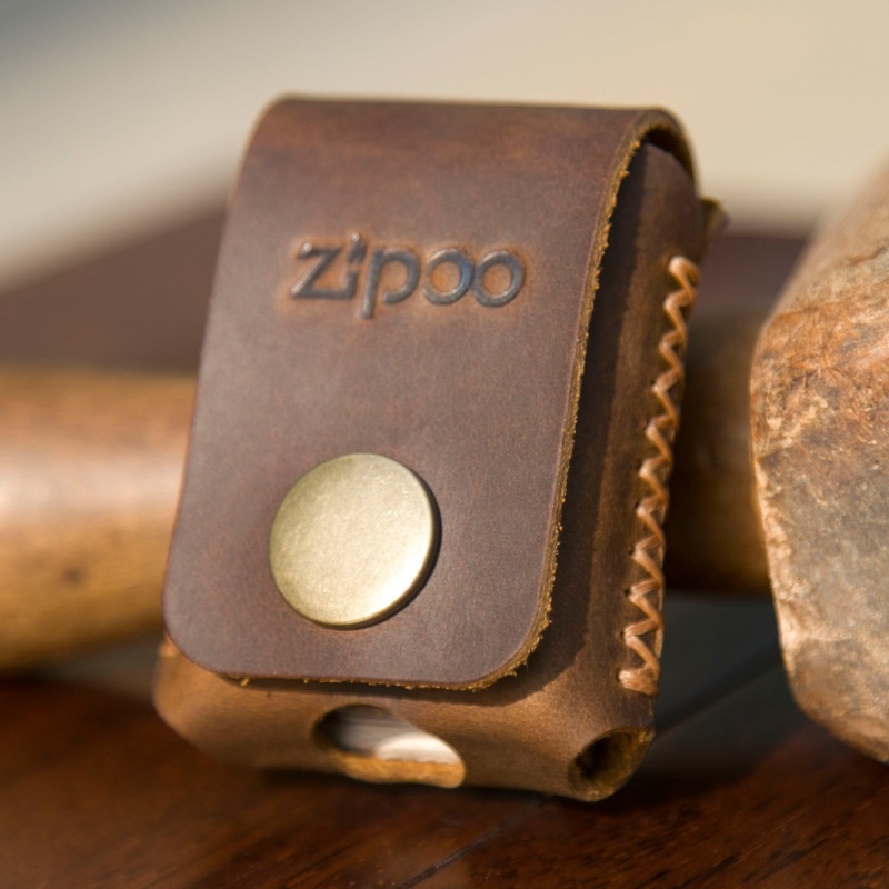 กระเป๋าเข็มขัดหนังวัวแท้ แฮนด์เมด สไตล์เรโทร สําหรับใส่กางเกง ZIPPO