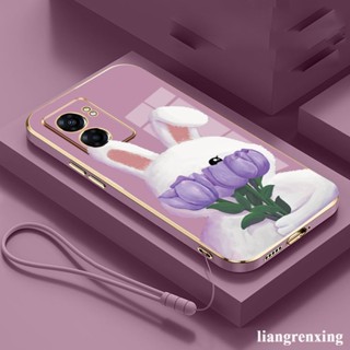 เคส oppo A57 2022 4g oppo a77s เคสซิลิโคนนิ่ม ชุบไฟฟ้า กันกระแทก สําหรับ oppo A57 2022 4g oppo a77s DDNH01 น่ารัก ลายการ์ตูน กันกระแทก