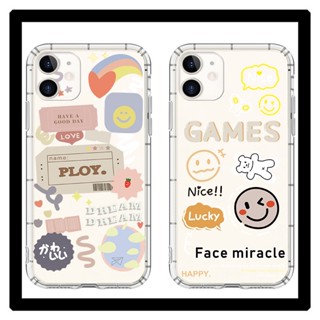 เคส iPhone12 น่ารักการ์ตูน พิมพ์ลาย เคสโทรศัพท์มือถือ น่ารักการ์ตูน ฝาครอบป้องกันการตก ความกดอากาศ โปร่งใส เคสมือถือ สำหรับ เคสไอโฟน11 โทรศัพท์ ip i 6s 7 8 plus 11 เคสไอโฟน 13 เคสไอโฟน 12 pro max mini เคสไอโฟน7พลัส xs XR iPhone case เคสโทรศัพท์