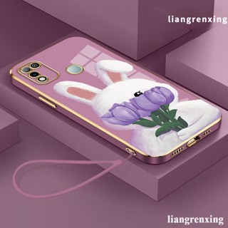 เคส Infinix HOT 10 PLAY เคสโทรศัพท์ ซิลิโคนนิ่ม ชุบไฟฟ้า กันกระแทก ป้องกัน เรียบ ฟาง กันชน ออกแบบใหม่ DDNH01 น่ารัก ลายการ์ตูน กันกระแทก