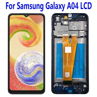 อะไหล่หน้าจอสัมผัส LCD 6.5 นิ้ว สําหรับ Samsung Galaxy A04 A045 A045F A045M