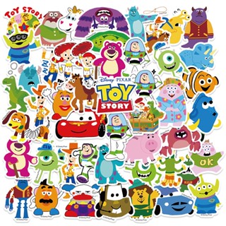 ❉ สติกเกอร์ ลายการ์ตูน Pixar Series 01 คละแบบ ❉ สติกเกอร์ ลาย Toy Story กันน้ํา สําหรับตกแต่งรถยนต์ DIY 50 ชิ้น ต่อชุด