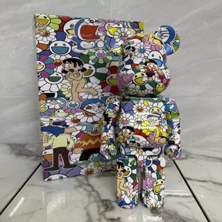 Bearbrick400 บล็อกตัวต่อ รูปหมีโหด ทรงสี่เหลี่ยม ขนาดใหญ่ เครื่องประดับ ของขวัญ ส่งฟรี