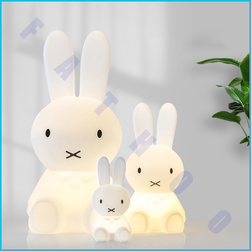Miffy Rabbit โคมไฟอ่านหนังสือข้างเตียงโคมไฟตั้งโต๊ะของขวัญ